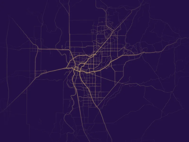 Map of the main roads around Sacramento, drawn in gold, with Elk Grove marked among the places KOLAS delivers to, and our Challenge Way shop.