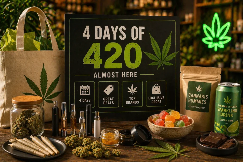 4 days of 420 deals
