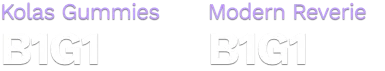 Kolas Gummies B1G1 | Modern Reverie B1G1