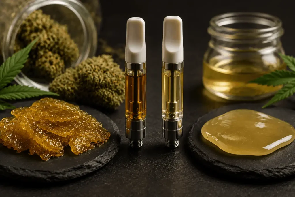 live resin vs distillate